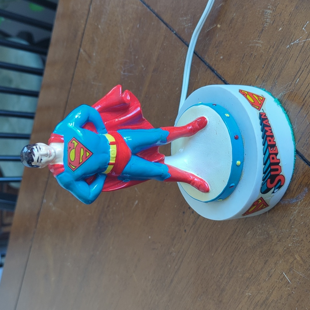 Superman vintage 1970's night light